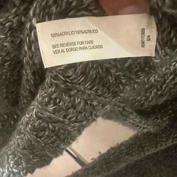 Keren Hart Long Sleeve Hooded Button Up Sweater Size Medium - Picture 4 of 8